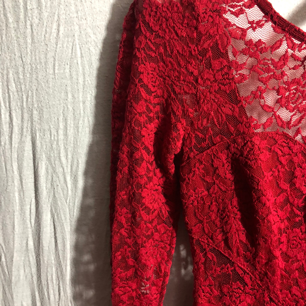 NWT Cocktail Dress Laceoverlay Sweetheart Neckline - Picture 4 of 7